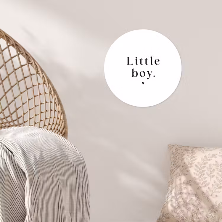 Behangcirkel - Kinderen - Spreuken - Little boy - Quotes - Jongens — 5