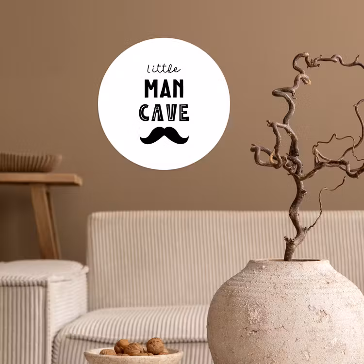 Behangcirkel - Quotes - Little man cave - Spreuken - Jongens - Kind — 2