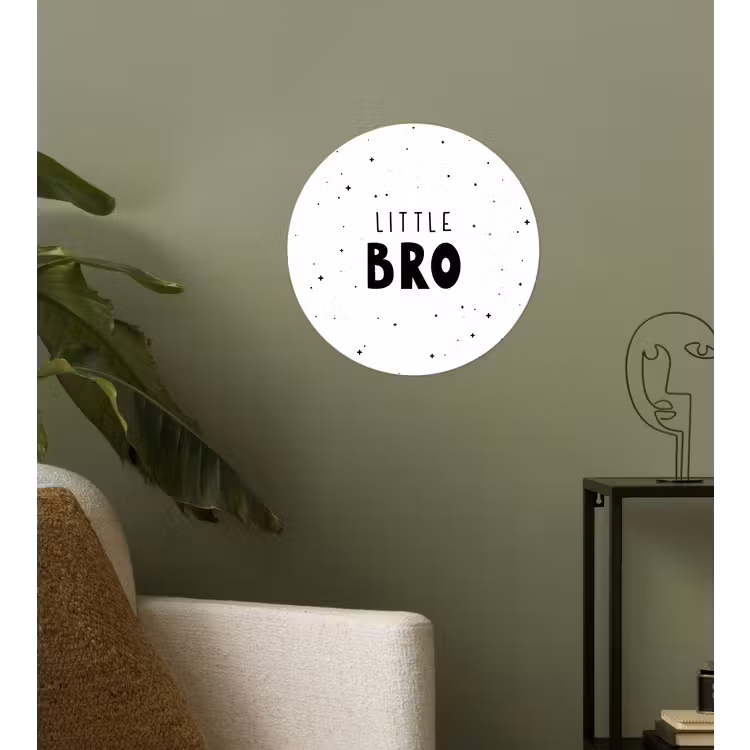 Behangcirkel - Spreuken - Kind - Jongens - Little bro - Quotes — 3