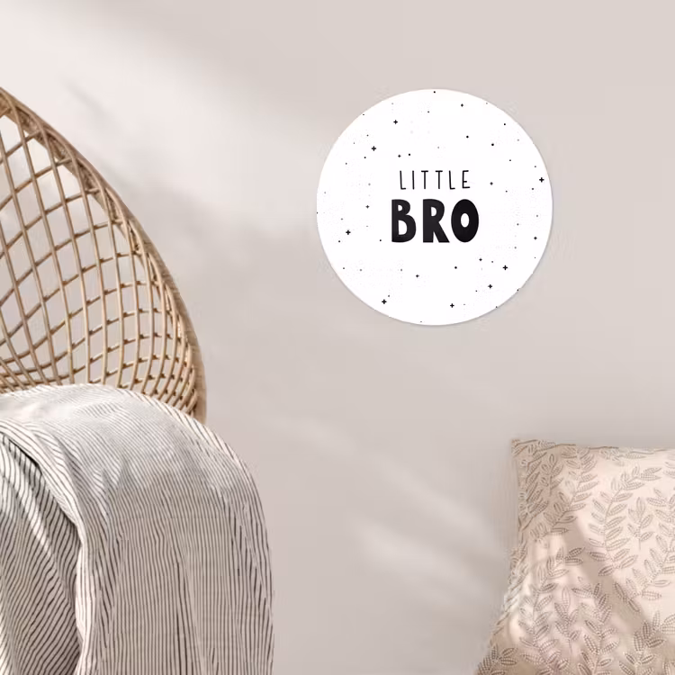 Behangcirkel - Spreuken - Kind - Jongens - Little bro - Quotes — 5