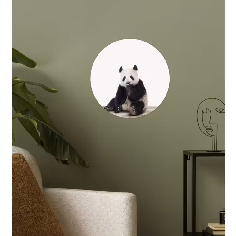 Behangcirkel - Panda - Dieren - Kinderen - Jongens - Meisjes - Pandabeer — 3