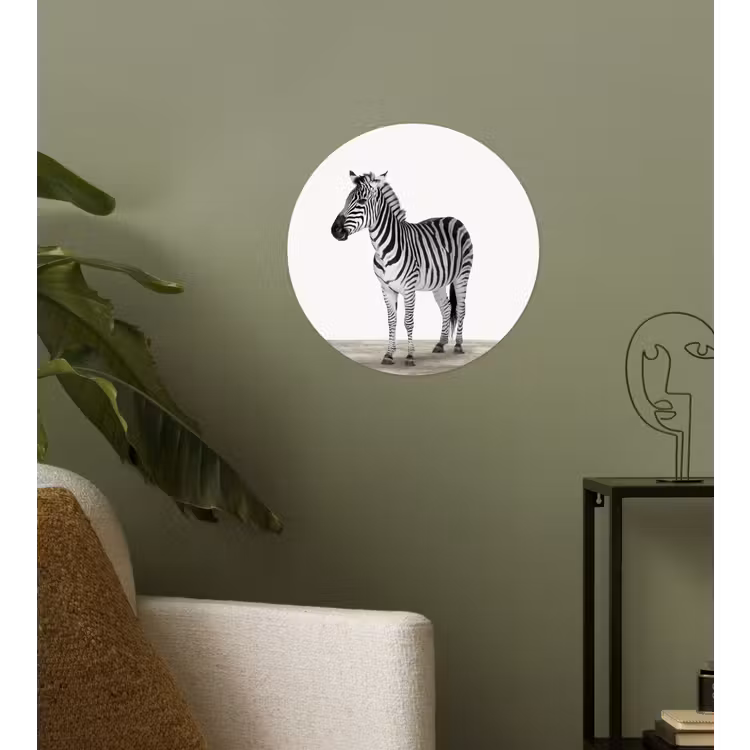Behangcirkel - Zebra - Meisjes - Dieren - Kinderen - Jongens — 3