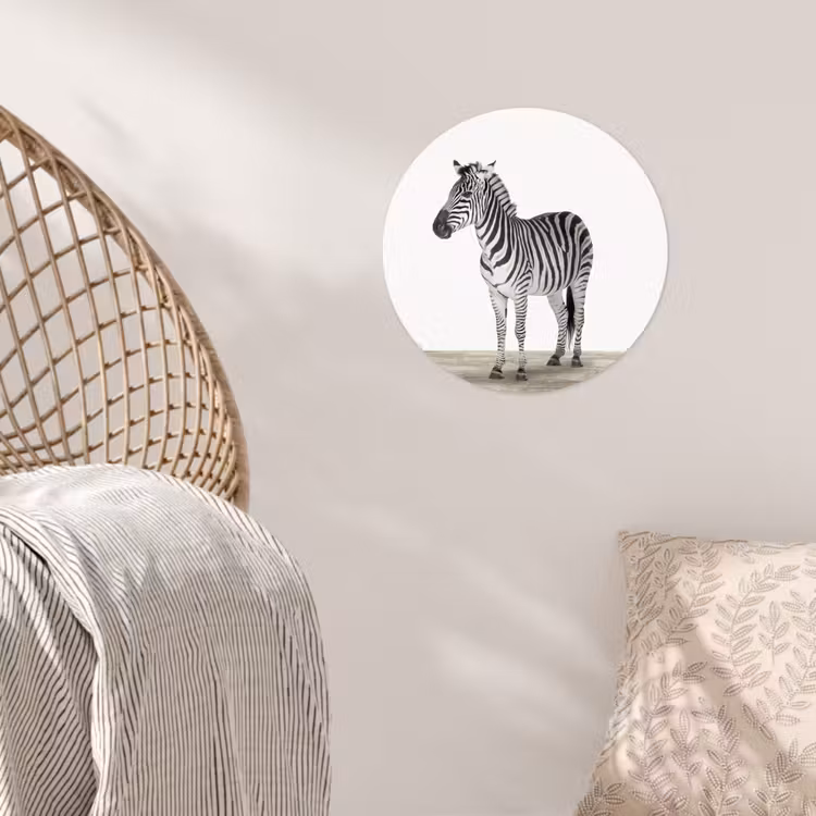 Behangcirkel - Zebra - Meisjes - Dieren - Kinderen - Jongens — 5