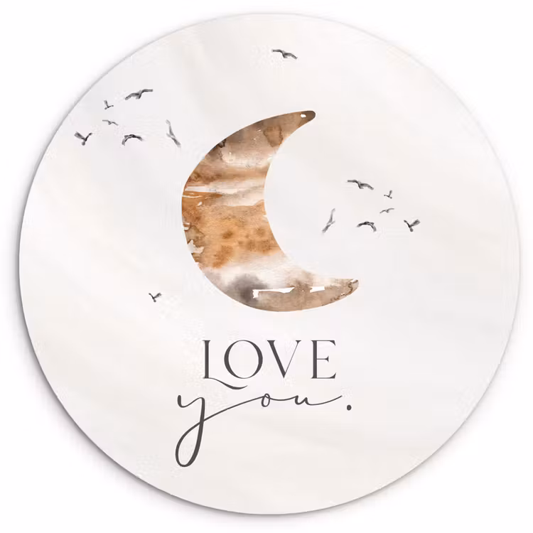 Muurcirkel - Quotes - Spreuken - Kinderen - Love you - Jongetjes - Meisjes - Kids — 1