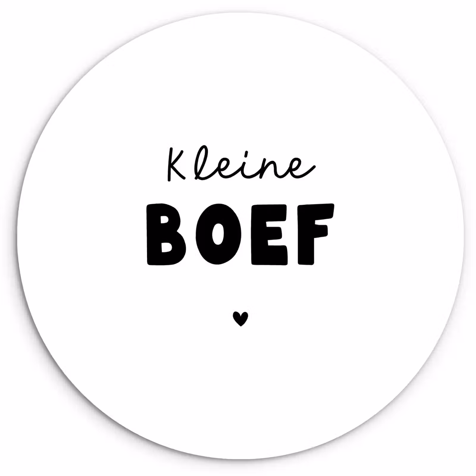 Muurcirkel - Kinderen - Quotes - Kleine boef - Spreuken — 1