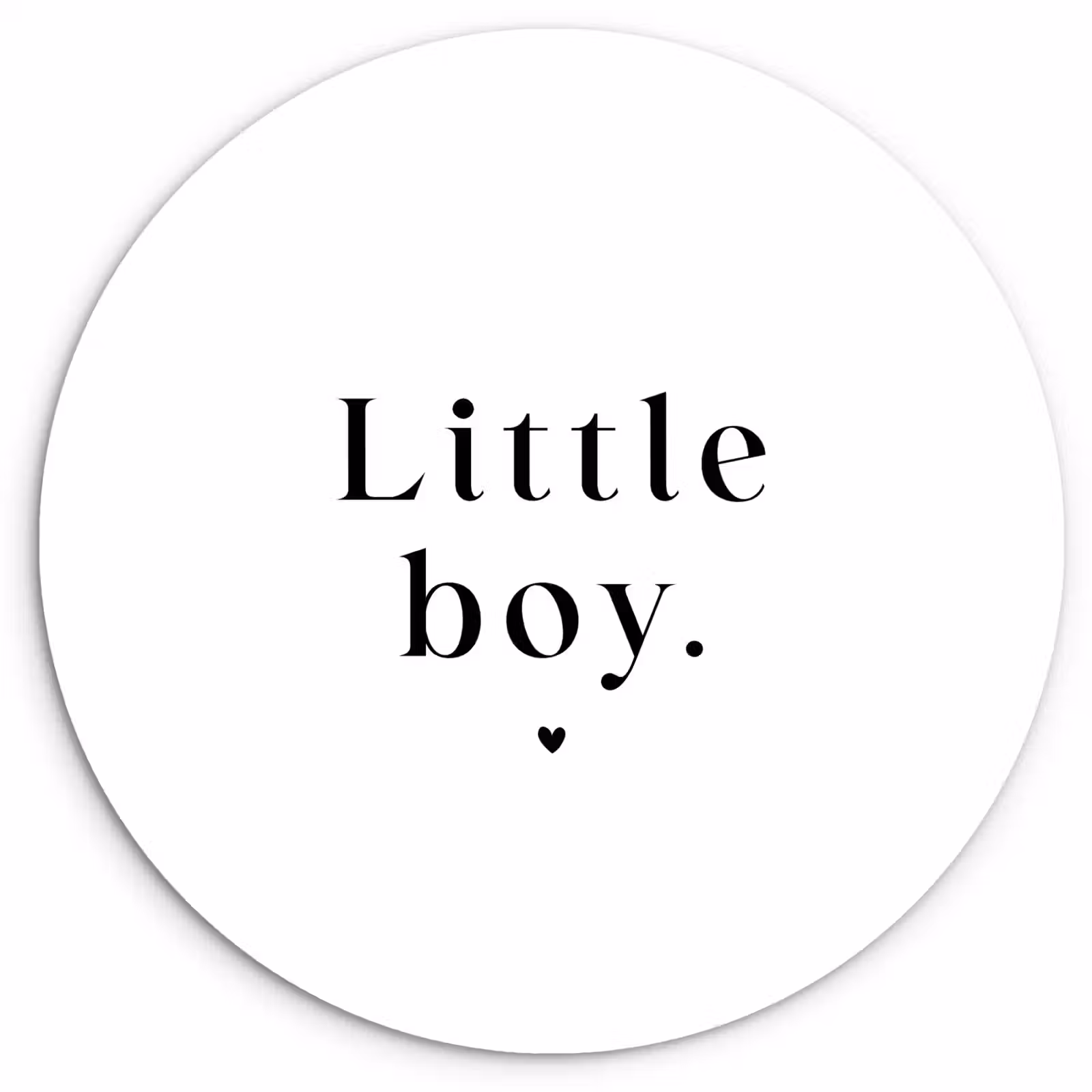 Muurcirkel - Kinderen - Spreuken - Little boy - Quotes - Jongens — 1