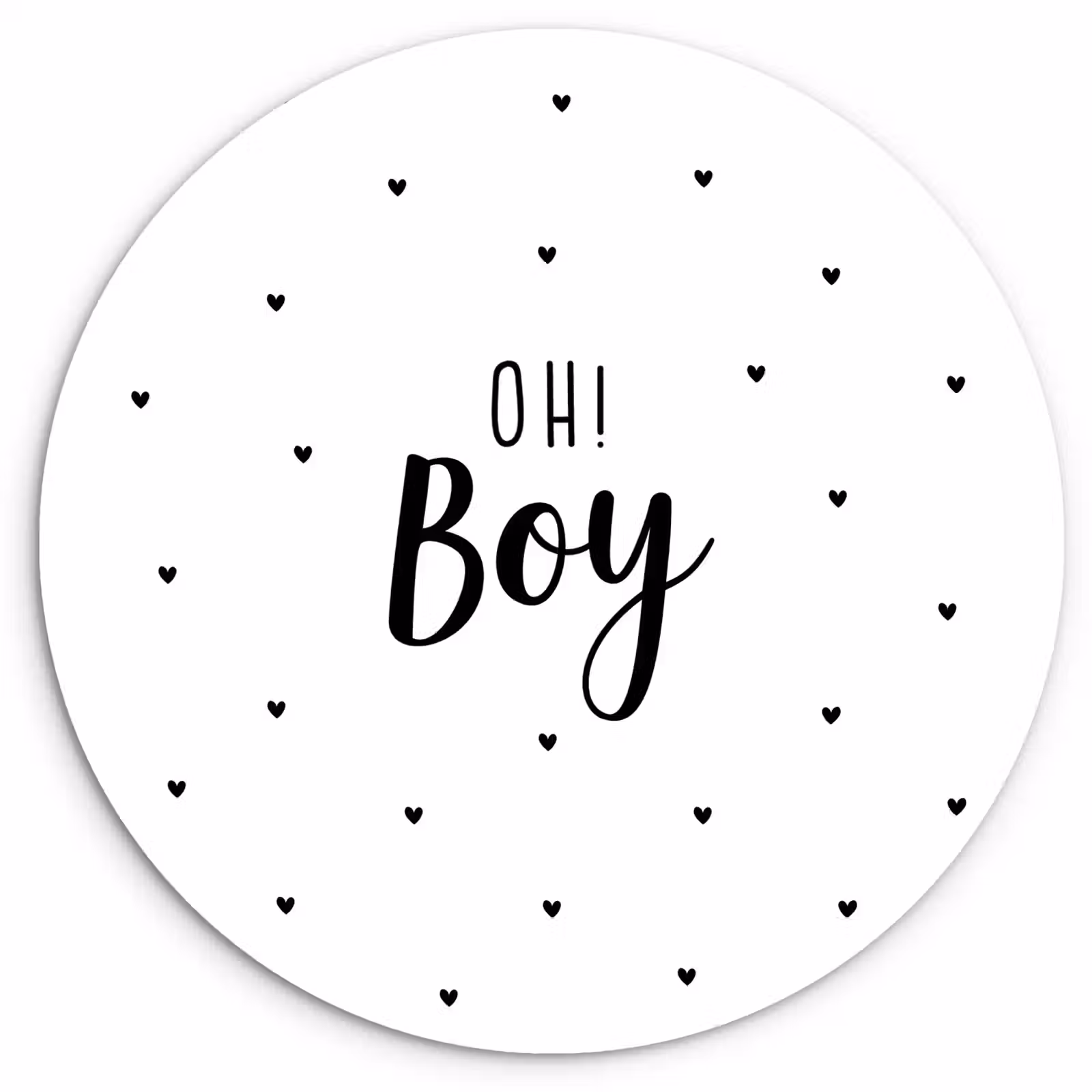 Muurcirkel - Quotes - Kind - Jongens - Oh! Boy - Spreuken — 1