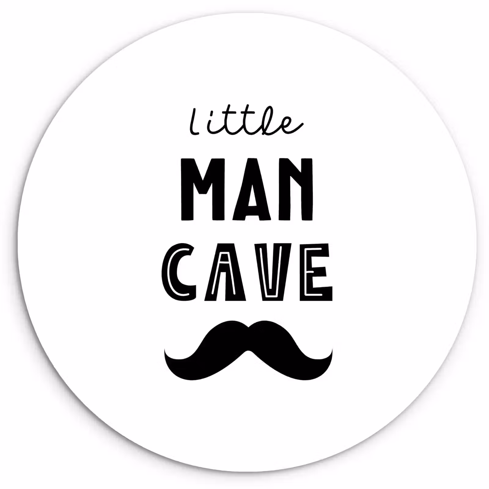 Muurcirkel - Quotes - Little man cave - Spreuken - Jongens - Kind — 1