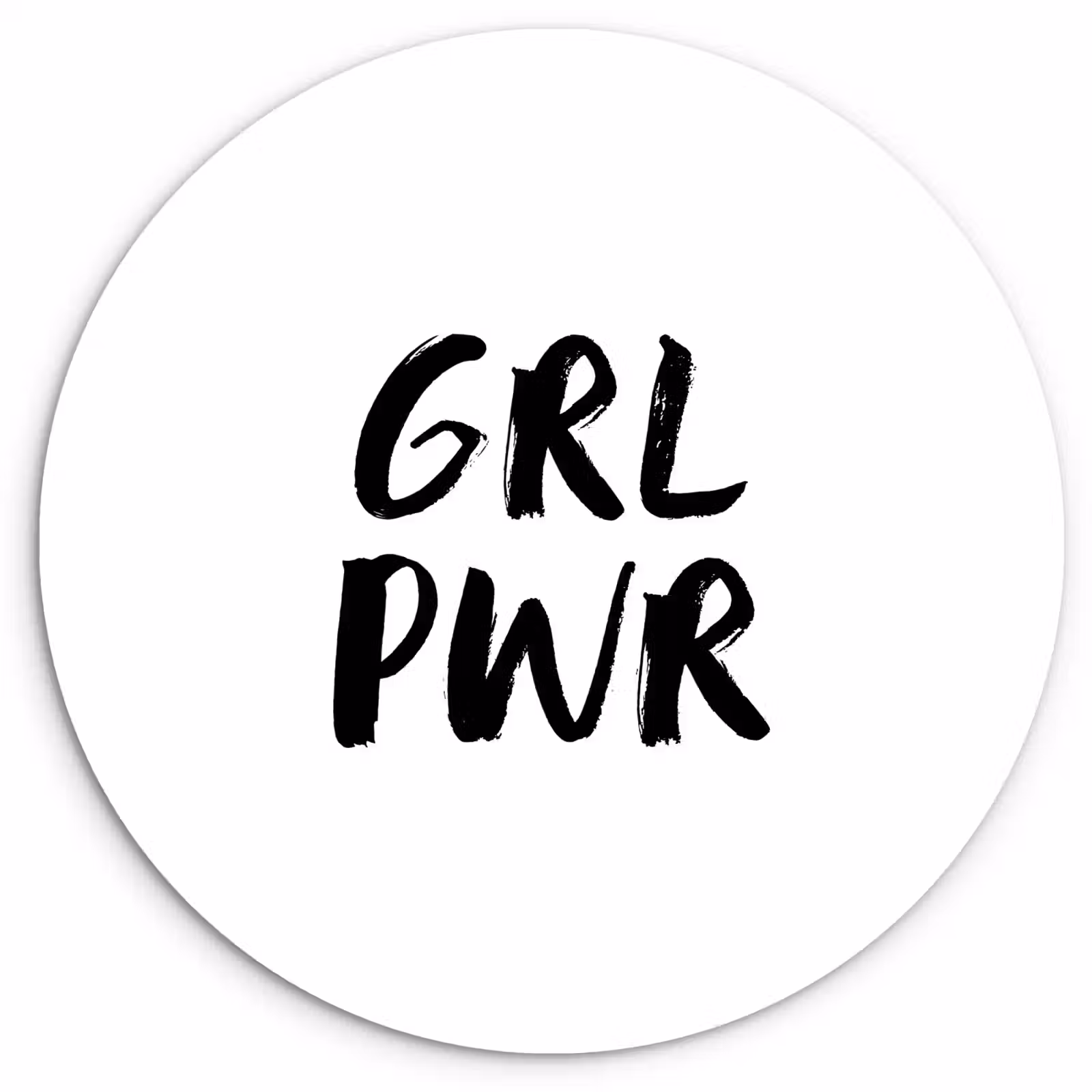 Muurcirkel - Spreuken - Grl pwr - Meisjes - Quotes - Kinderen — 1