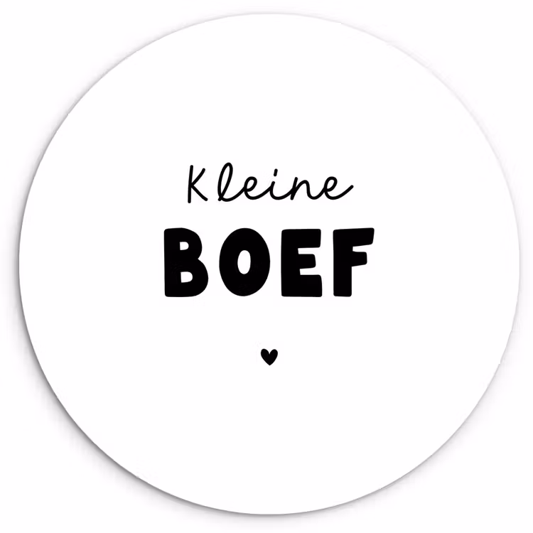 Muurcirkel - Kinderen - Quotes - Kleine boef - Spreuken — 1