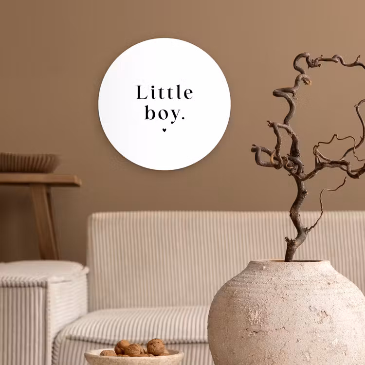 Muurcirkel - Kinderen - Spreuken - Little boy - Quotes - Jongens — 2