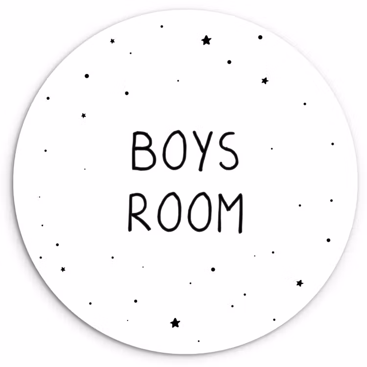 Muurcirkel - Quotes - Boys room - Spreuken - Jongens - Kind — 1