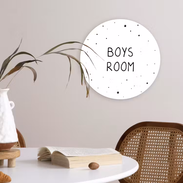 Muurcirkel - Quotes - Boys room - Spreuken - Jongens - Kind — 4