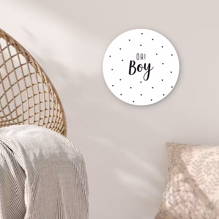Muurcirkel - Quotes - Kind - Jongens - Oh! Boy - Spreuken — 5