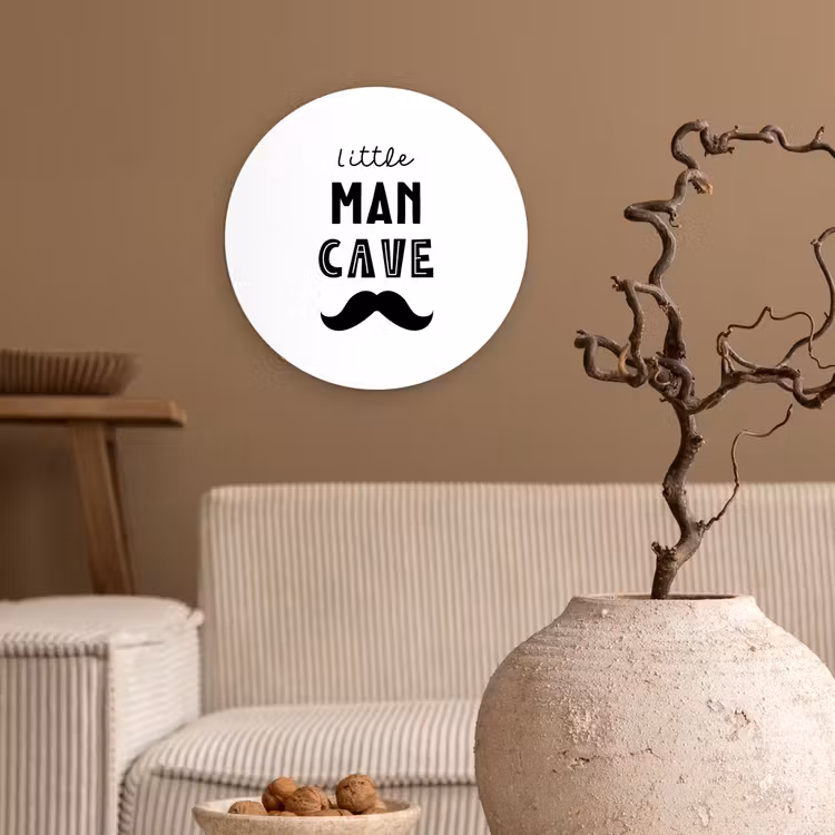 Muurcirkel - Quotes - Little man cave - Spreuken - Jongens - Kind — 2
