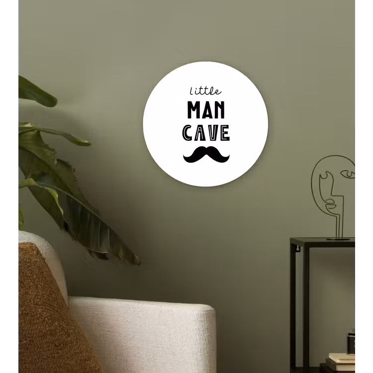 Muurcirkel - Quotes - Little man cave - Spreuken - Jongens - Kind — 3