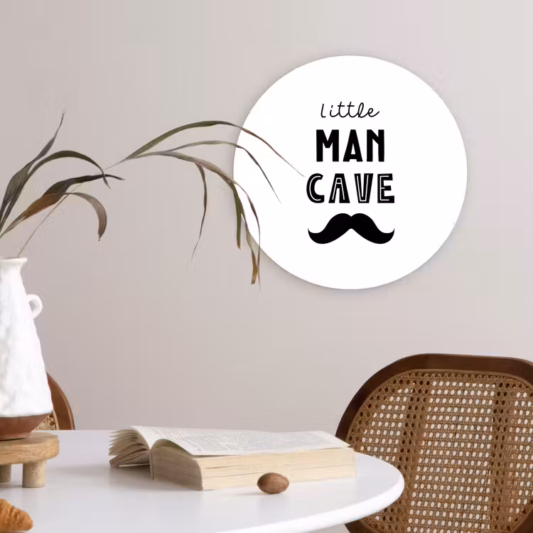 Muurcirkel - Quotes - Little man cave - Spreuken - Jongens - Kind — 4
