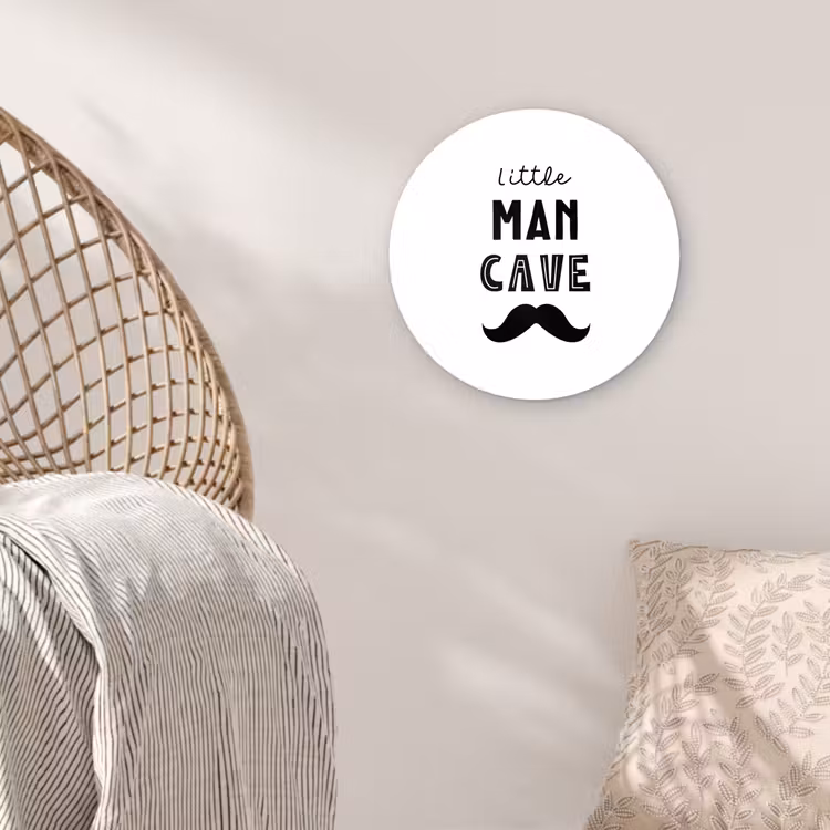 Muurcirkel - Quotes - Little man cave - Spreuken - Jongens - Kind — 5