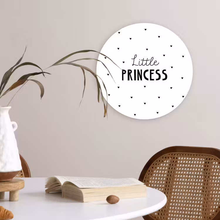 Muurcirkel - Spreuken - Little princess - Meisjes - Prinses - Quotes — 4