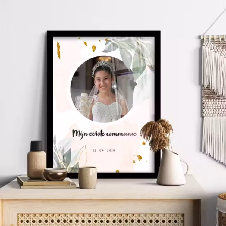 Foto in lijst - Communie — 3
