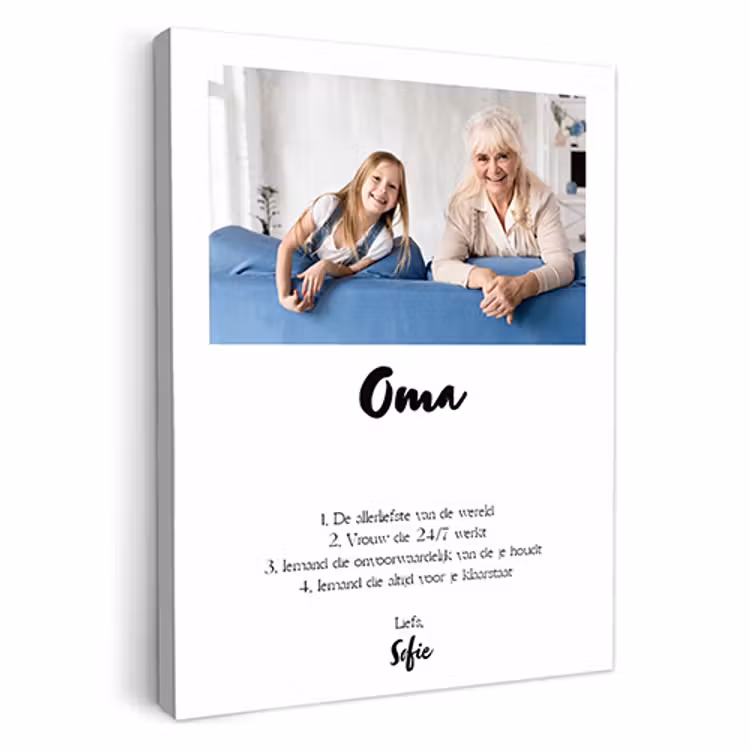 Canvas - Oma betekenis — 1