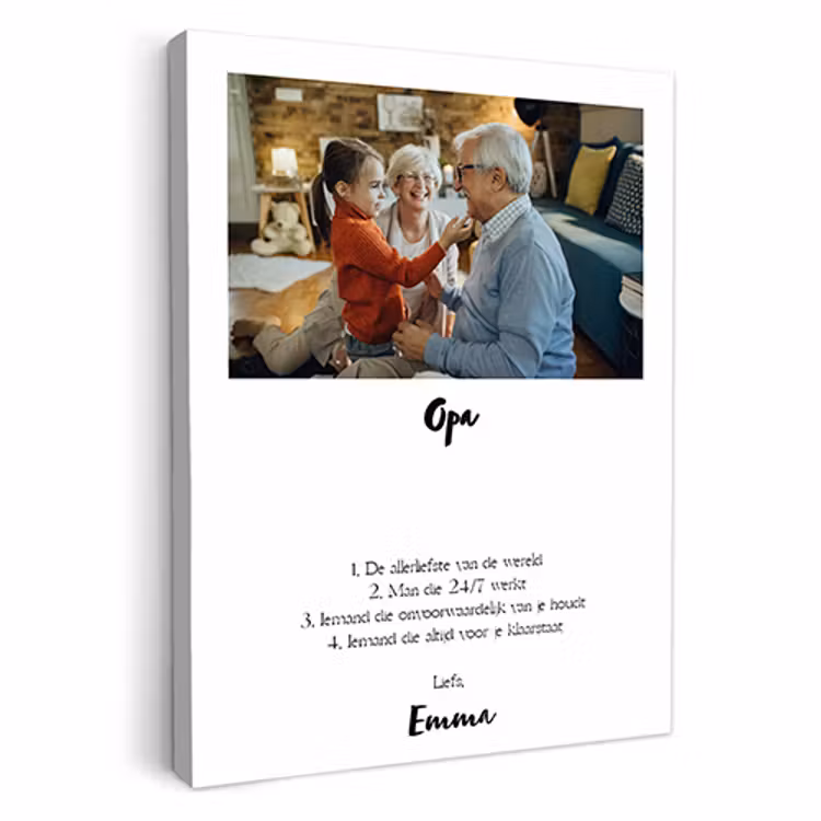Canvas - Opa betekenis — 1