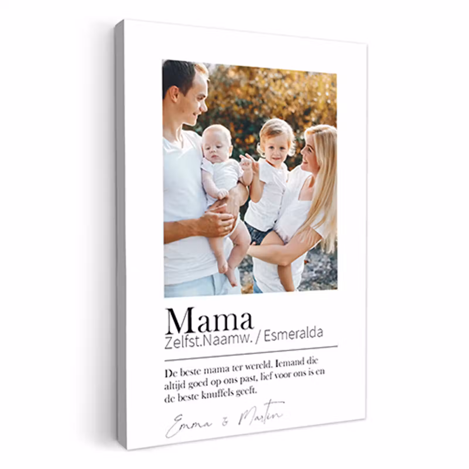 Canvas - Mama betekenis 1 foto — 1