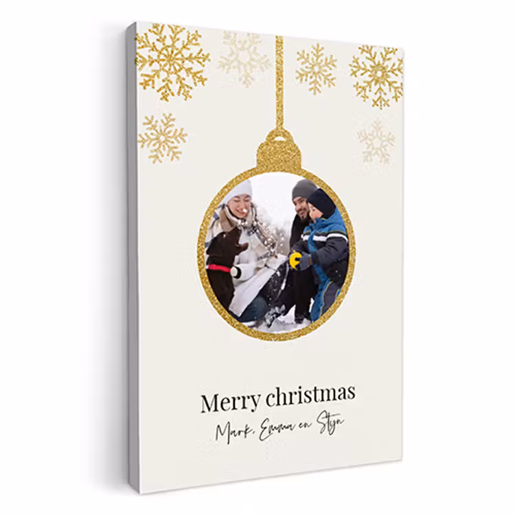 Canvas - Kerstbal — 1