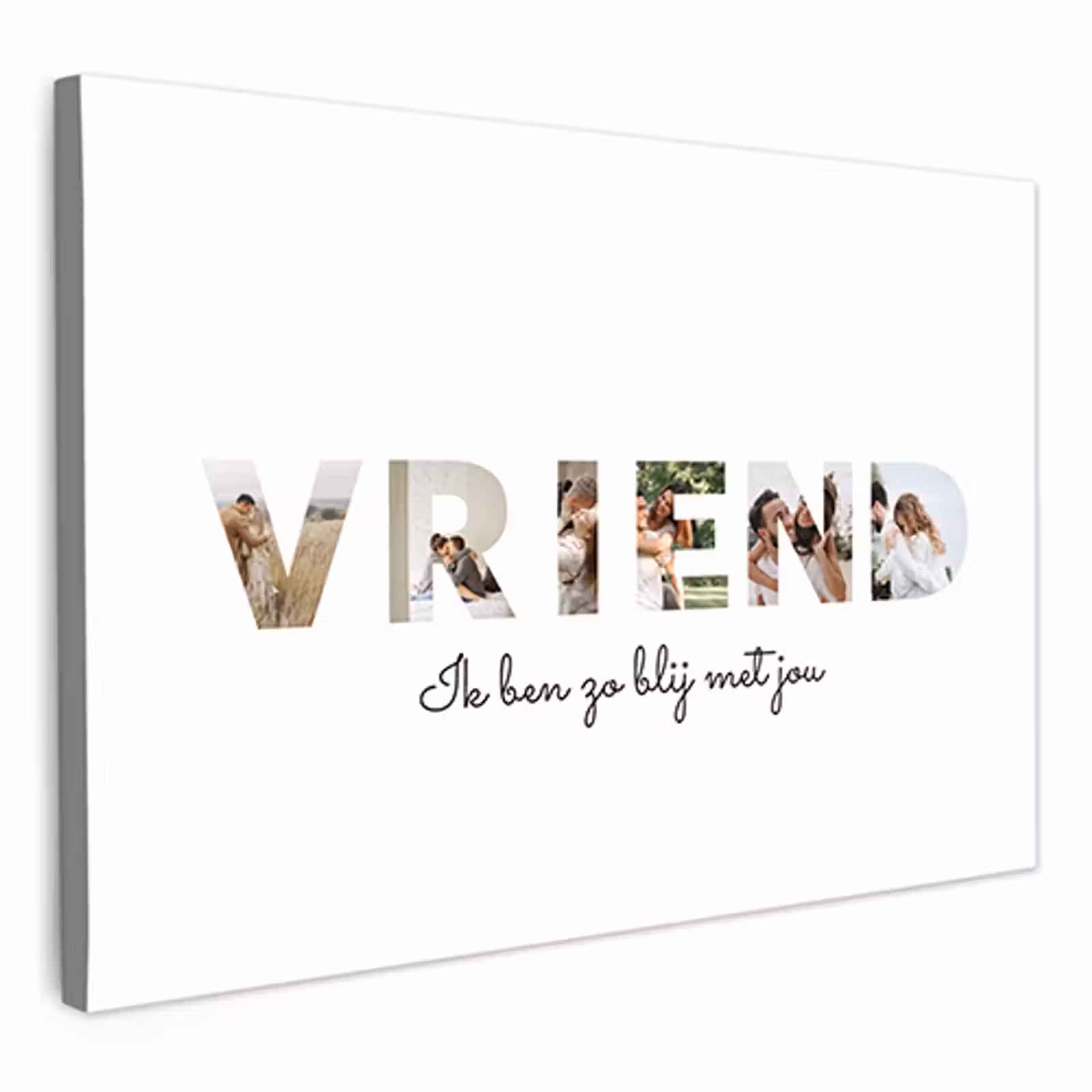 Canvas - Vriend - Lettercollage — 1