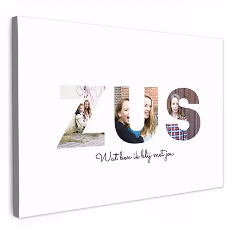 Canvas - Zus - Lettercollage — 1