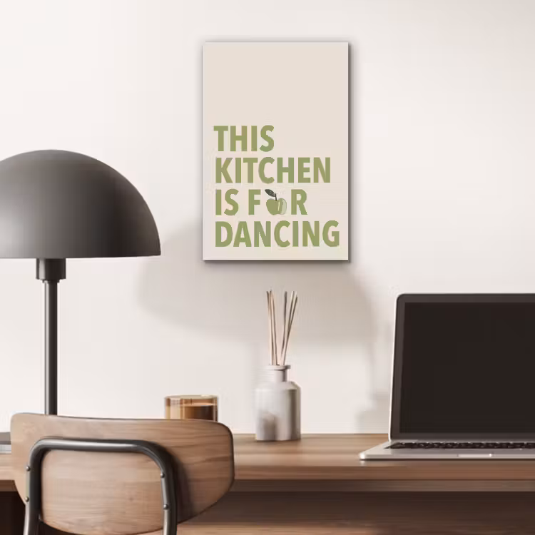 Aluminium schilderij - Quote - Appel - Illustratie — 6