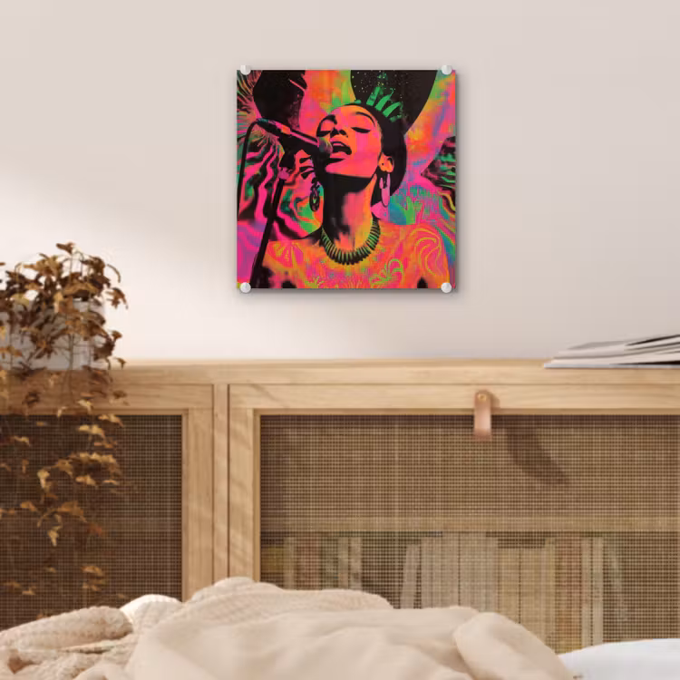 Glas schilderij - 3-2-3 — 5