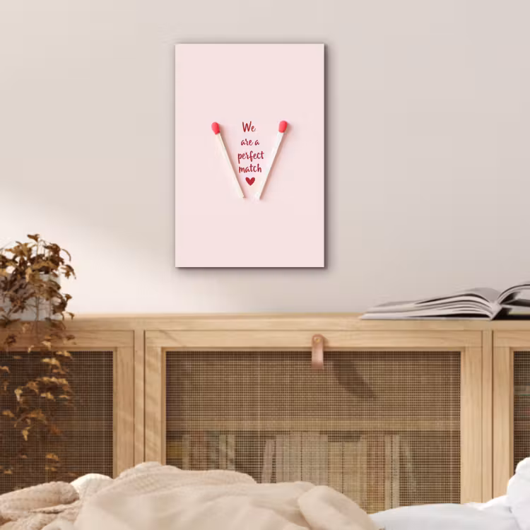 Aluminium schilderij - Perfect - Minimalistisch - Valentijn — 4