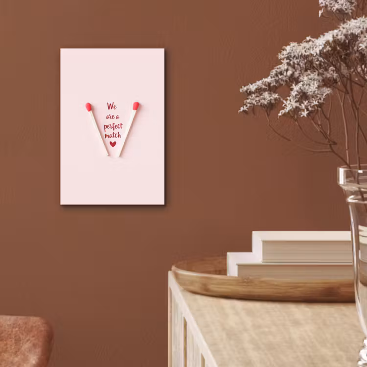 Aluminium schilderij - Perfect - Minimalistisch - Valentijn — 5