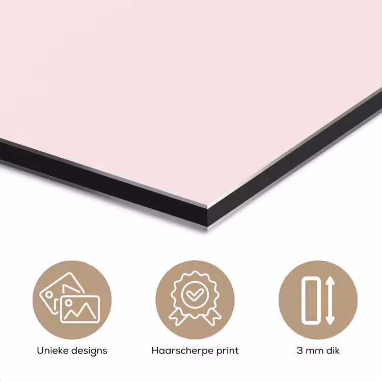 Aluminium schilderij - Perfect - Minimalistisch - Valentijn — 7