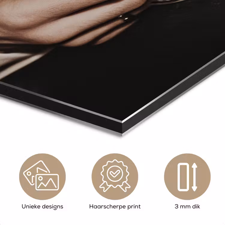 Aluminium schilderij - Hartje - Cocktail - Espresso Martini - Hand — 7