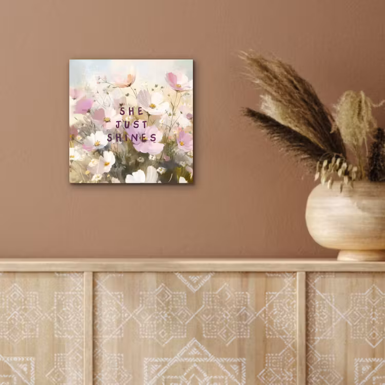 Aluminium schilderij - Quote - Bloemen - Schilderachtig — 5