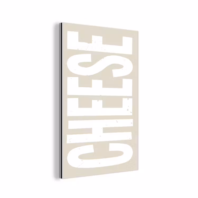 Aluminium schilderij - Food - Japandi - Cheese - Decoratie — 1