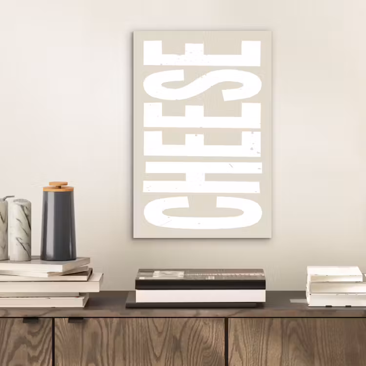 Aluminium schilderij - Food - Japandi - Cheese - Decoratie — 2