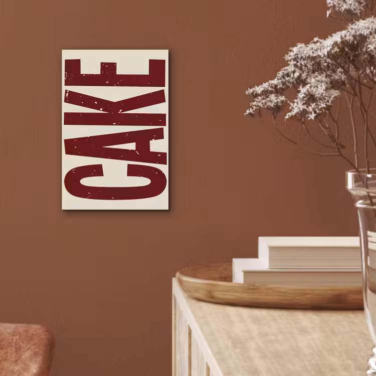 Aluminium schilderij - Red - Cake - Decoratie - Eten — 5