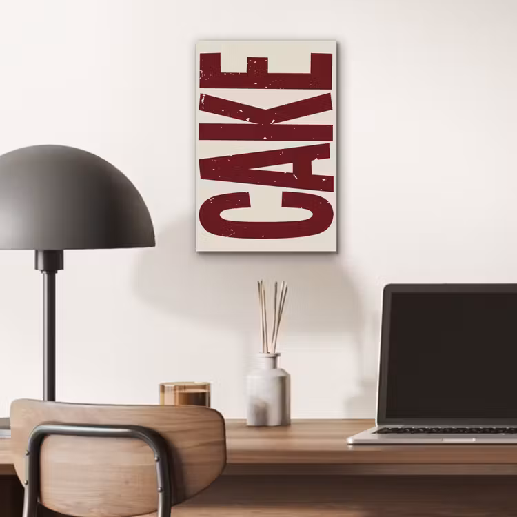 Aluminium schilderij - Red - Cake - Decoratie - Eten — 6