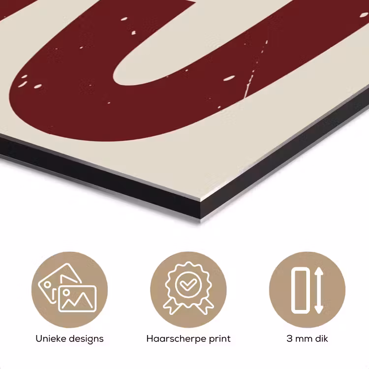 Aluminium schilderij - Red - Cake - Decoratie - Eten — 7