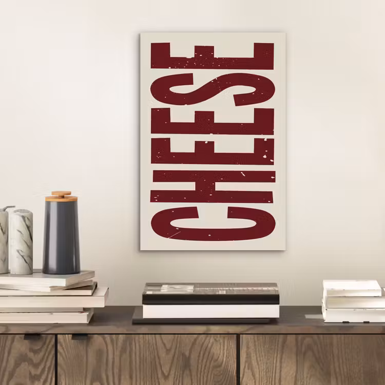 Aluminium schilderij - Vintage - Rood - Decoratie - Japandi — 2