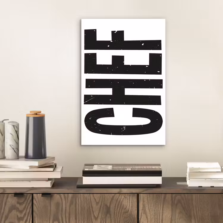Aluminium schilderij - Chef - Japandi - Decoratie - Vintage — 2