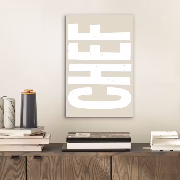 Aluminium schilderij - Wit - Chef - Decoratie - Japandi — 2