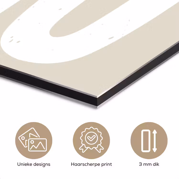 Aluminium schilderij - Wit - Chef - Decoratie - Japandi — 7