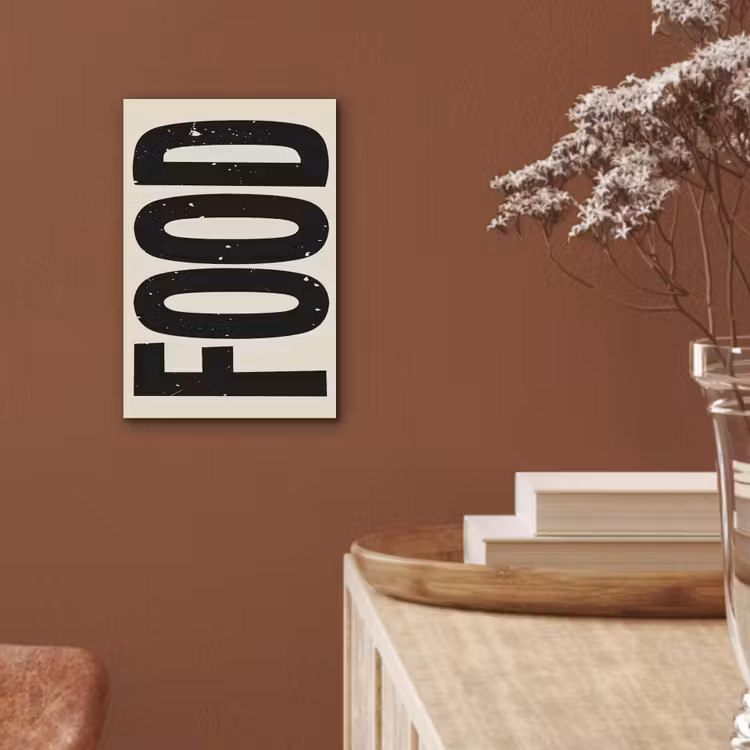 Aluminium schilderij - Japandi - Eten - Vintage - Decoratie — 5
