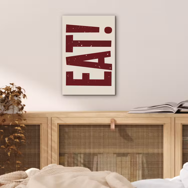 Aluminium schilderij - Red - Eten - Vintage - Decoratie — 4