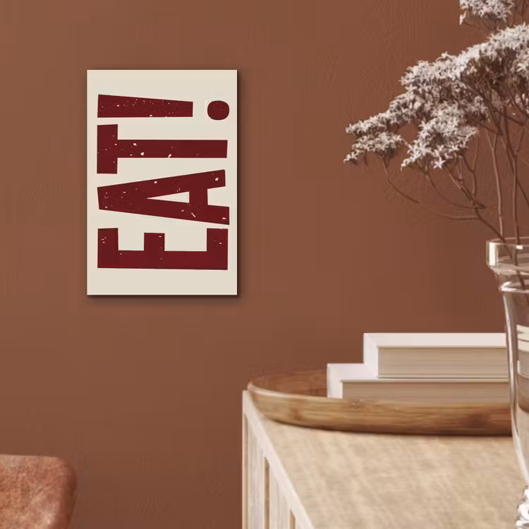 Aluminium schilderij - Red - Eten - Vintage - Decoratie — 5