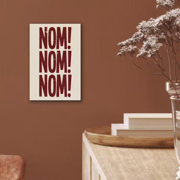 Aluminium schilderij - Rood - Vintage - Decoratie - Japandi — 5